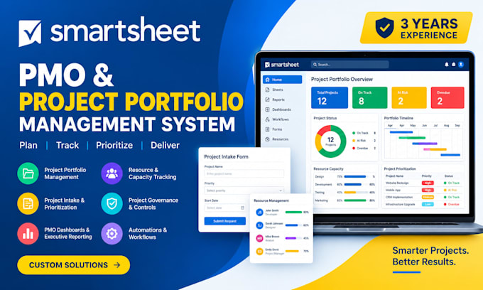 build smartsheet pmo project portfolio management systems