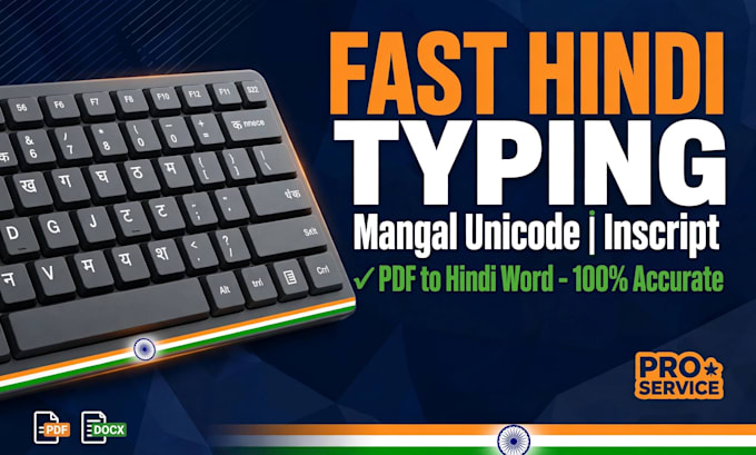 fast hindi typing in mangal, inscript