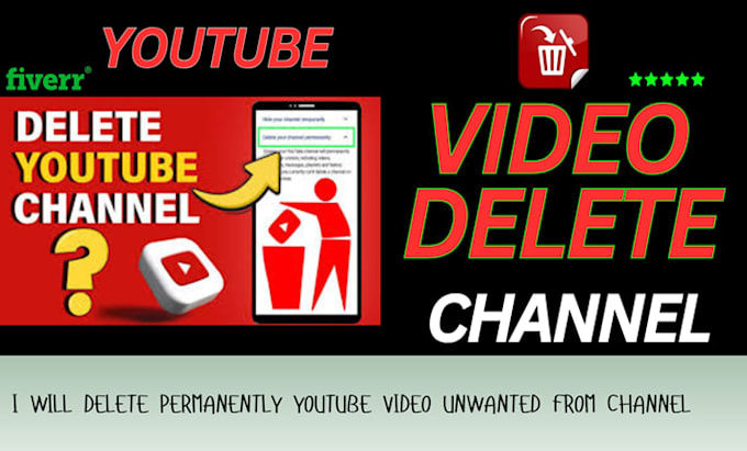delete negative youtube channels and remove bad links and