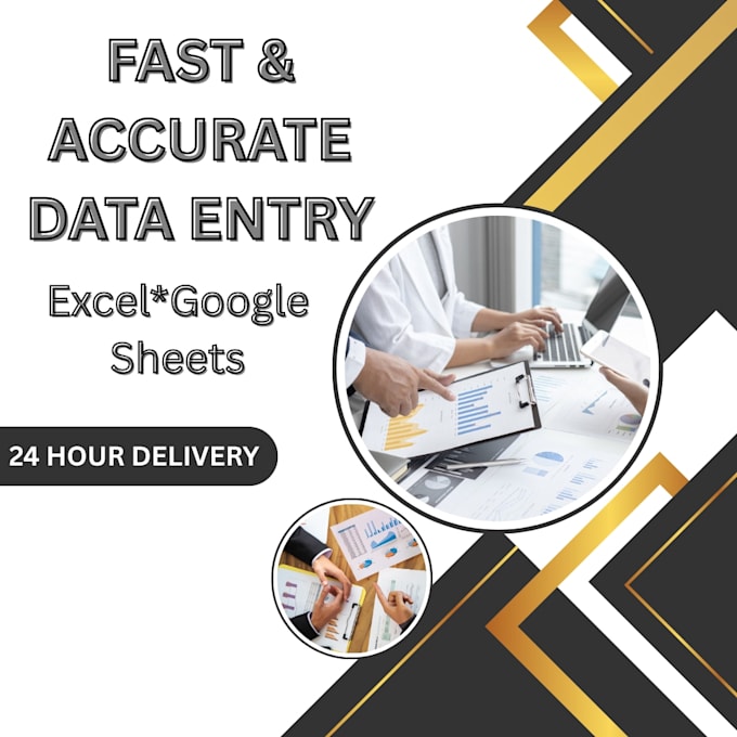 do fast and accurate data entry in exel and google sheets