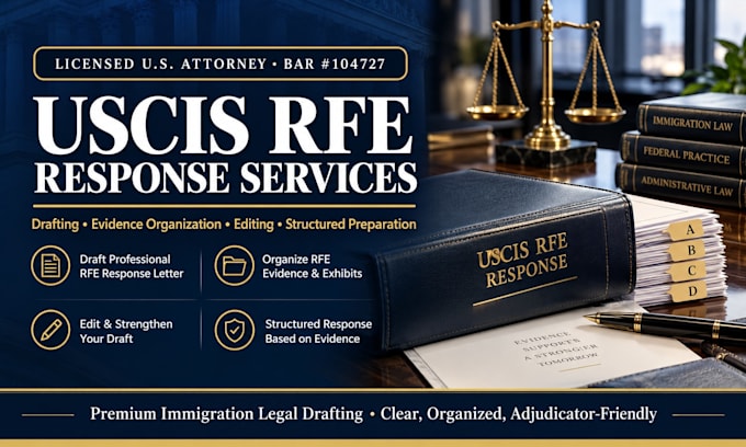 structure your uscis rfe response with evidence