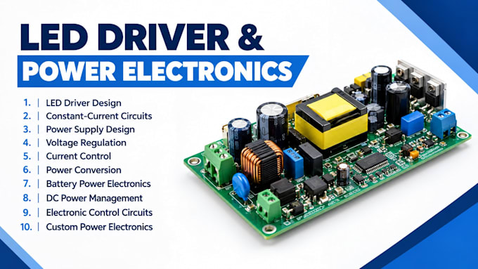 design led driver constant current lighting and led power supply circuits