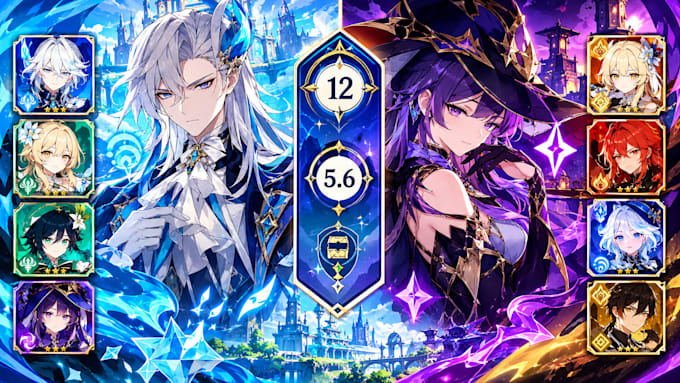 make genshin impact thumbnails