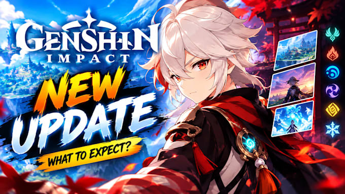 design stunning genshin impact thumbnails