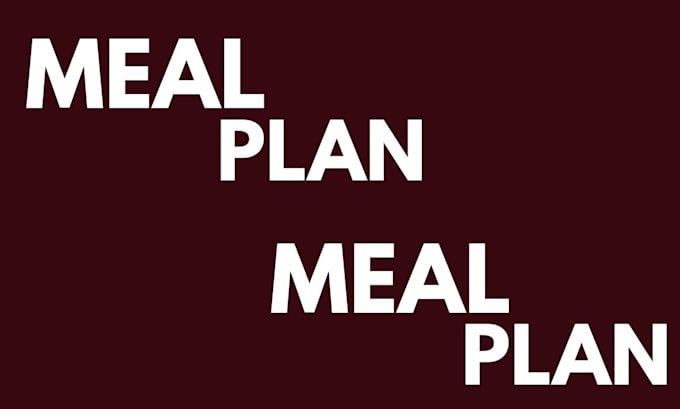 be your meal planner