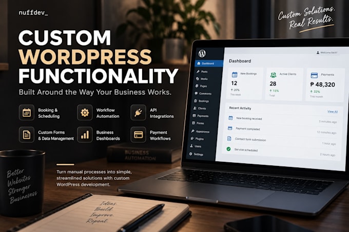 build custom wordpress functionality for your business