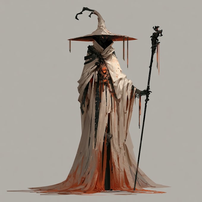 design mystical fantasy shamans, druids and tribal characters