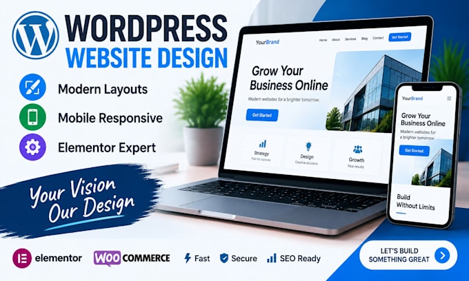 design a professional wordpress website