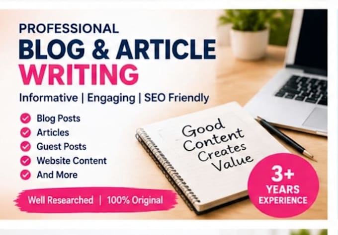 write an engaging blog post and article that builds trust and converts