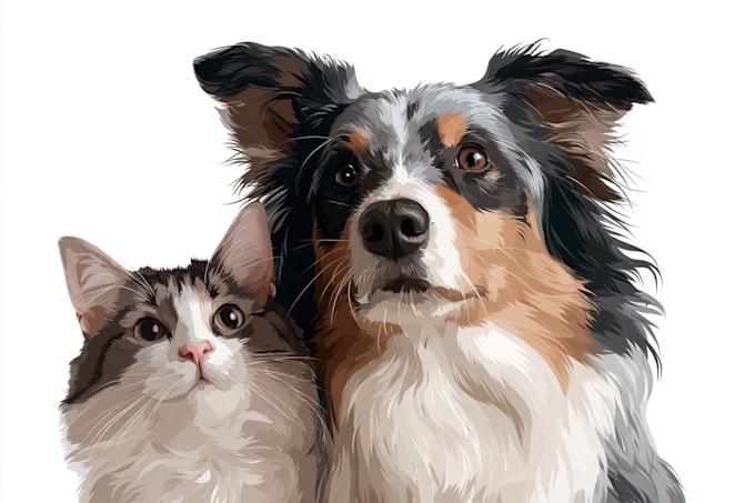 create a custom animal vector illustration professionally