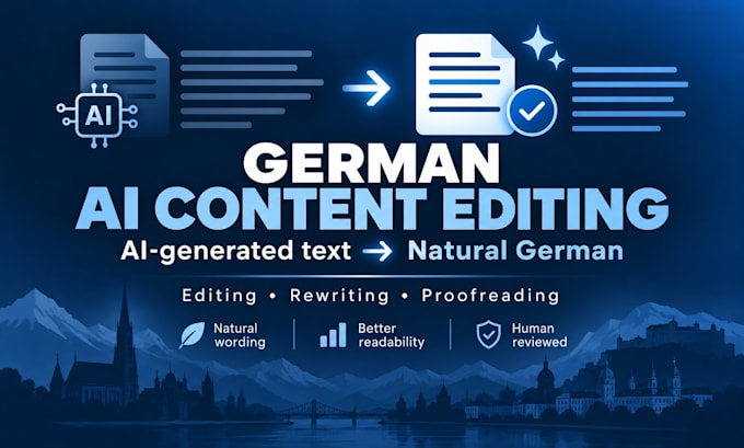 edit and improve your german ai generated content