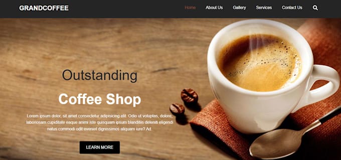 develop a complete responsive full stack web application
