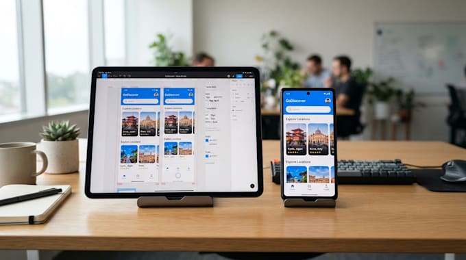 convert figma UI design into a modern android app