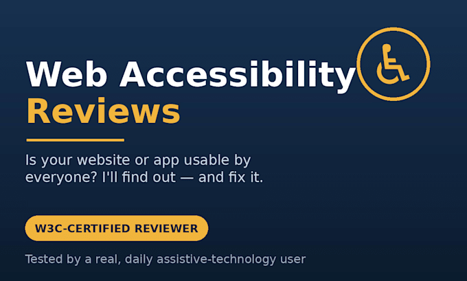 review your website or app for accessibility and ada compliance