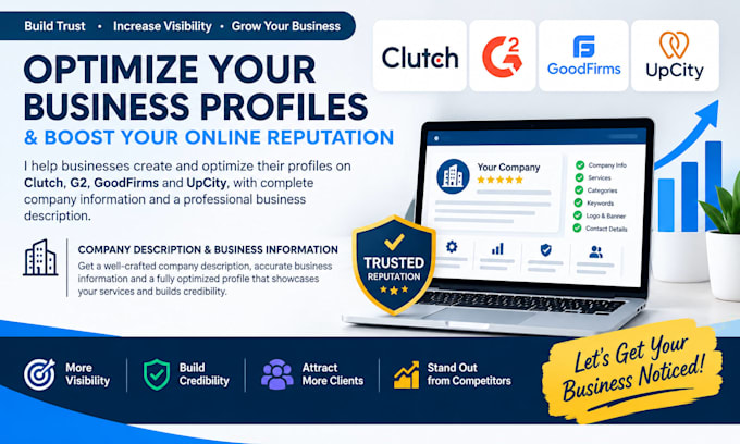 provide ORM services and optimize your g2 upcity goodfirms and clutch profile