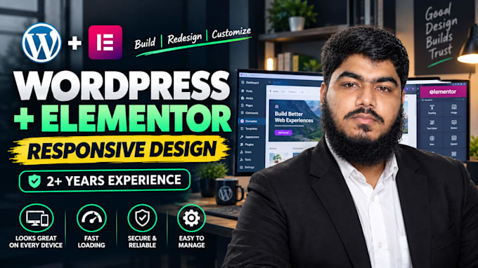 build wordpress sites with elementor pro