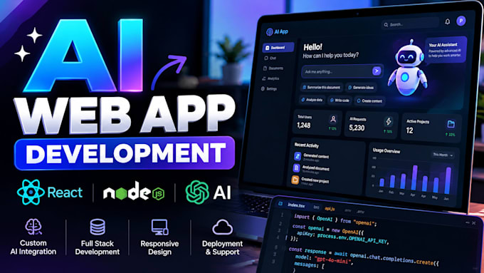 build an ai powered web app with custom ai integration