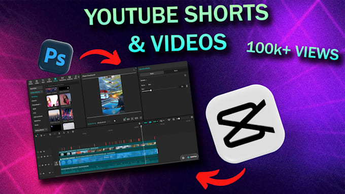 edit youtube videos, shorts or longform
