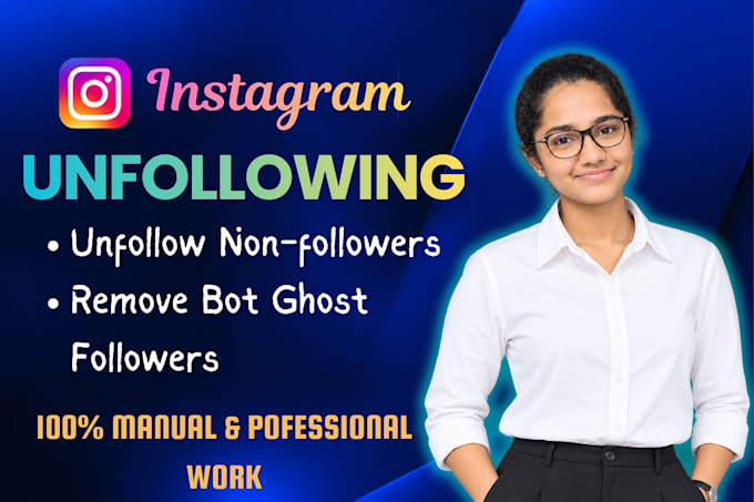 manually unfollow instagram followers