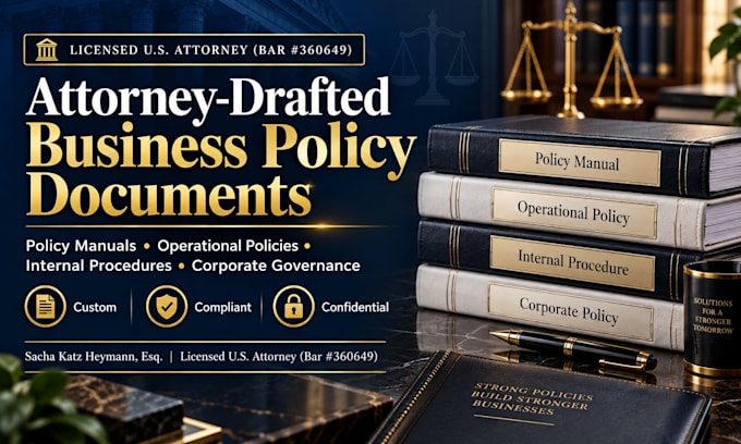 prepare custom company operational policies