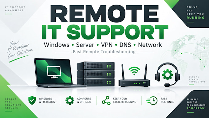 troubleshoot windows VPN dns and network issues remotely