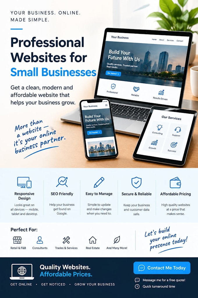 create and maintain your company website