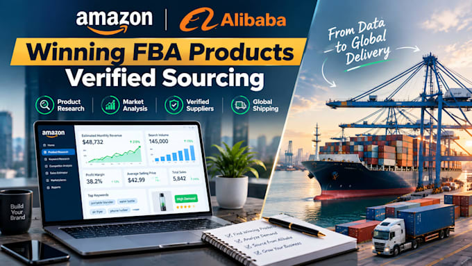 do amazon fba product research and alibaba sourcing