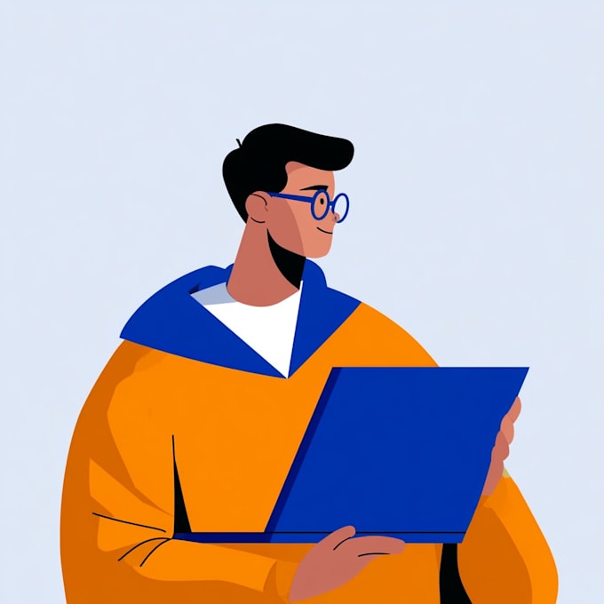 create a flat vector illustration in any style