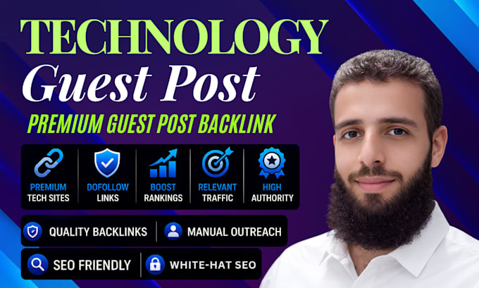 publish tech guest post with premium technology backlinks