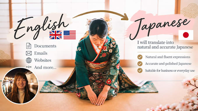 provide naturally handcrafted japanese translationspanese language