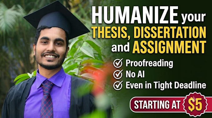 humanise your thesis and dissertation