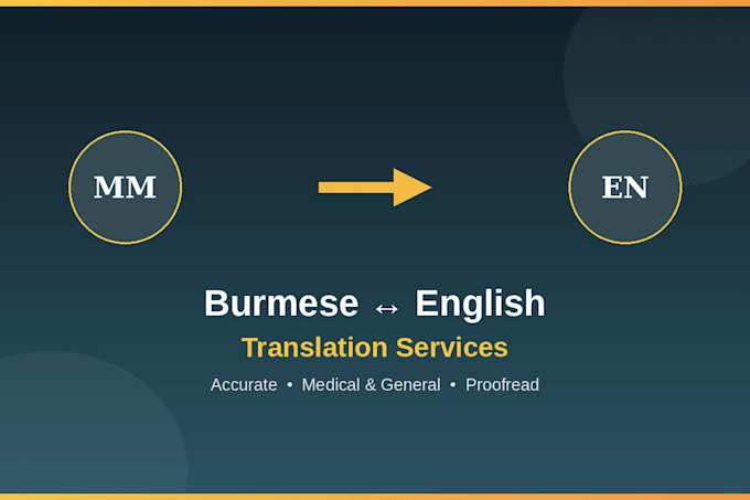 translate documents between burmese and english accurately
