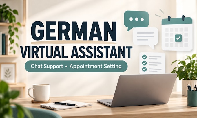 be your german virtual assistant for chats and appointments