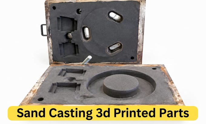 create sand casting pattern and 3d mold for metal for parts
