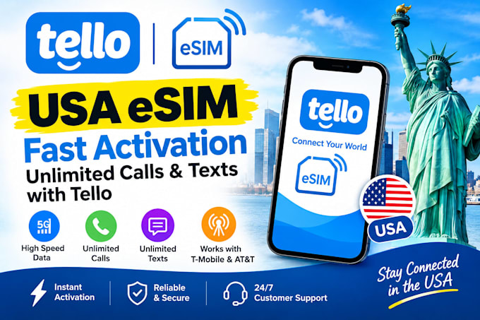 set up, activate and troubleshoot your tello esim