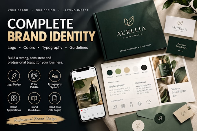 create a professional brand style guide