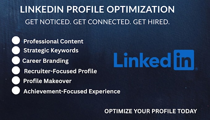 optimize your linkedin profile professionally