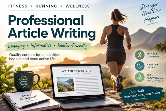 write engaging fitness, running and wellness content