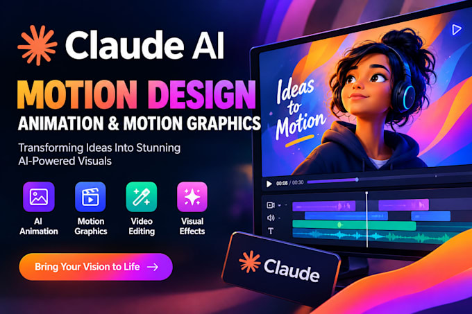 claude ai motion design animation motion graphics video creative expert