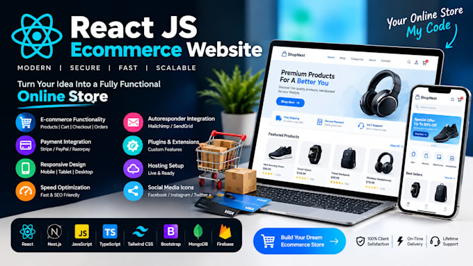 build a custom web app or saas mvp using react and nextjs