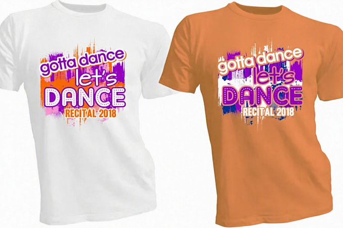 design a modern dance studio logo and t shirt design