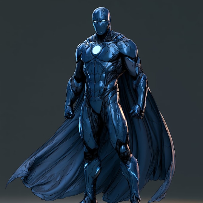 superhero character for comics