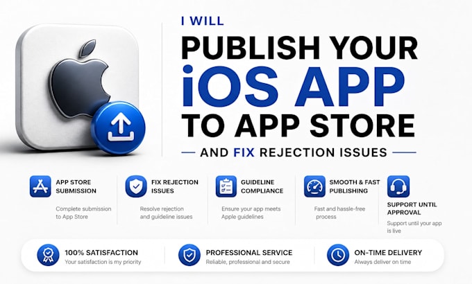 publish your ios app and fix app store rejection issues