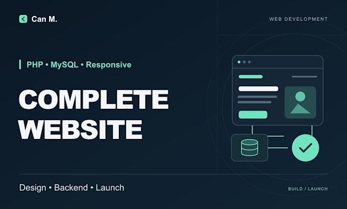 build a complete business website with design backend and deployment