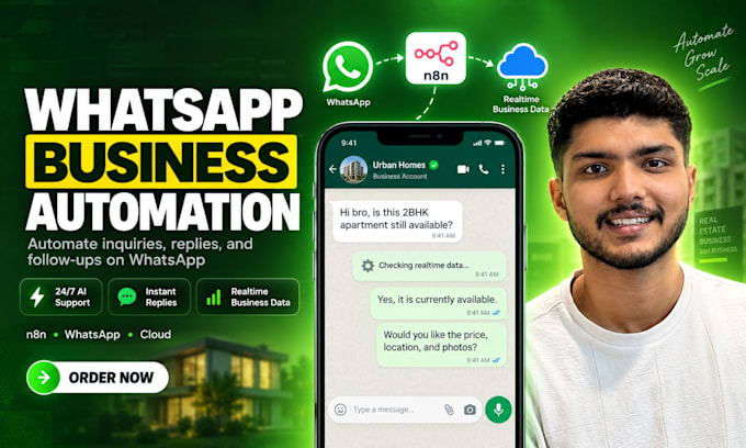 build a whatsapp inventory management and automation system