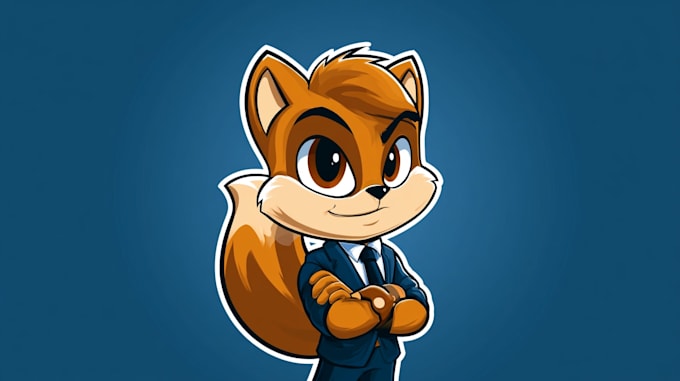 design an eye catching custom mascot logo