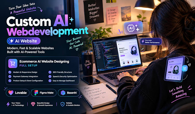 develop full stack ai ecommerce web application