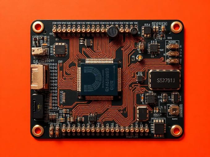 design custom pcb and program microcontroller firmware