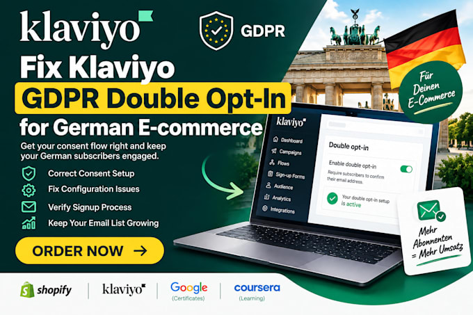 fix klaviyo gdpr double opt in for germany