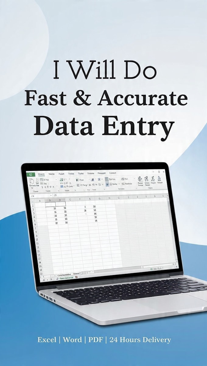 do fast data entry, excel, and writing
